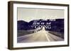 Dont Look Back-Vintage Skies-Framed Premium Giclee Print