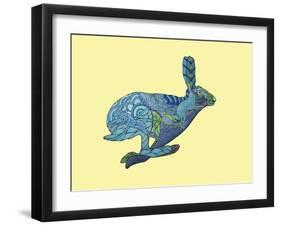 Dont Split Hares-Drawpaint Illustration-Framed Giclee Print