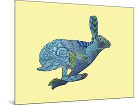 Dont Split Hares-Drawpaint Illustration-Mounted Giclee Print