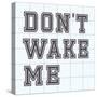 Dont Wake Me-Diane Stimson-Stretched Canvas