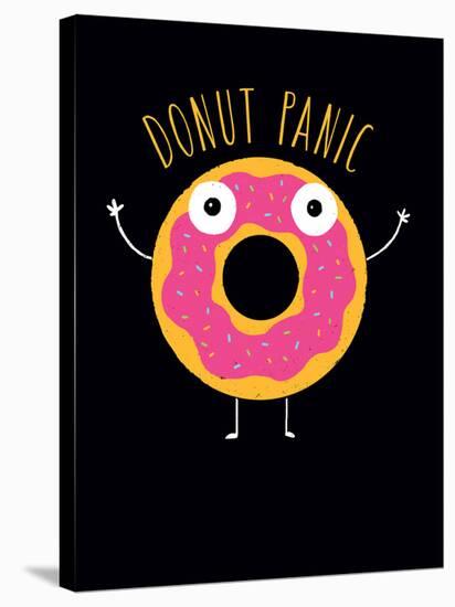 Donut Panic-Michael Buxton-Stretched Canvas