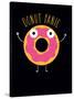 Donut Panic-Michael Buxton-Stretched Canvas