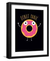 Donut Panic-Michael Buxton-Framed Art Print