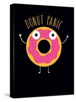 Donut Panic-Michael Buxton-Stretched Canvas