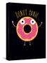 Donut Panic-Michael Buxton-Stretched Canvas
