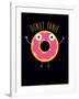 Donut Panic-Michael Buxton-Framed Art Print
