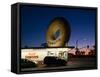 Donut's Shop at Dawn, Randy's Donuts, Inglewood, Los Angeles County, California, USA-null-Framed Stretched Canvas