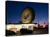 Donut's Shop at Dawn, Randy's Donuts, Inglewood, Los Angeles County, California, USA-null-Stretched Canvas