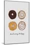 Donut Worry Be Happy-Orara Studio-Mounted Photographic Print