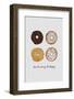 Donut Worry Be Happy-Orara Studio-Framed Photographic Print