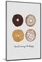 Donut Worry Be Happy-Orara Studio-Mounted Photographic Print