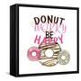 Donut Worry-Kimberly Allen-Framed Stretched Canvas