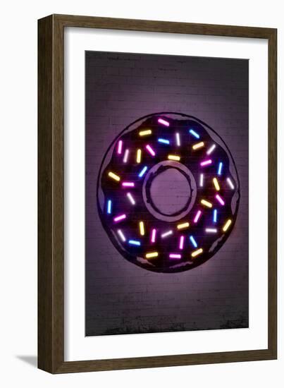 Donut-O.M.-Framed Giclee Print