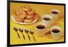 Donuts and Coffee, Retro-null-Framed Art Print