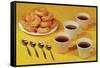 Donuts and Coffee, Retro-null-Framed Stretched Canvas