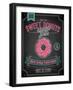 Donuts Poster - Chalkboard-avean-Framed Art Print