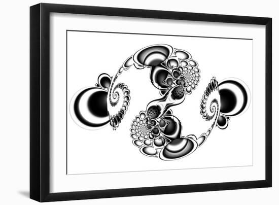Doodle 4-Fractalicious-Framed Premium Giclee Print