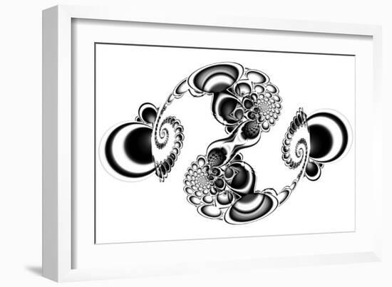 Doodle 4-Fractalicious-Framed Premium Giclee Print