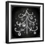 Doodle Christmas Tree with Balls for Xmas Design-Ozerina Anna-Framed Art Print