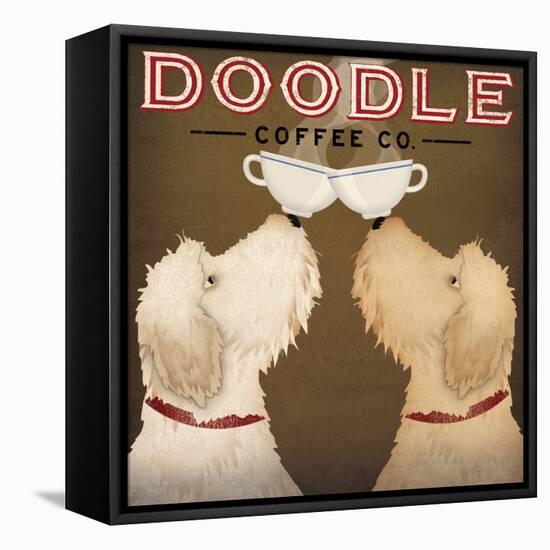 Doodle Coffee Double II-Ryan Fowler-Framed Stretched Canvas