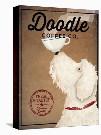 Doodle Coffee-Ryan Fowler-Stretched Canvas