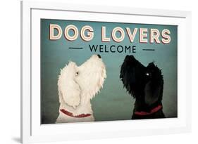 Doodle Dog Lovers Welcome-Ryan Fowler-Framed Art Print