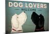 Doodle Dog Lovers Welcome-Ryan Fowler-Mounted Art Print