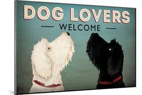 Doodle Dog Lovers Welcome-Ryan Fowler-Mounted Art Print