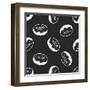 Doodle Donuts-hchjjl-Framed Art Print