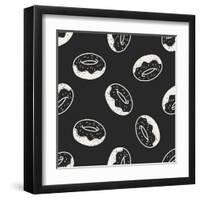 Doodle Donuts-hchjjl-Framed Art Print