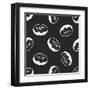 Doodle Donuts-hchjjl-Framed Art Print