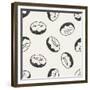 Doodle Donuts-hchjjl-Framed Premium Giclee Print