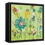 Doodle Garden-Kellie Day-Framed Stretched Canvas