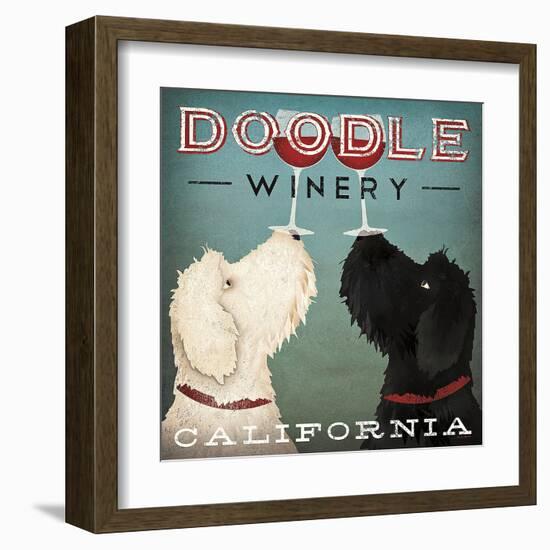 Doodle Wine-Ryan Fowler-Framed Art Print