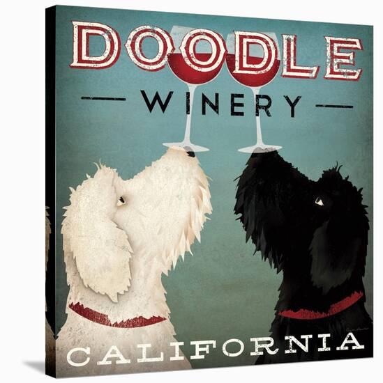 Doodle Wine-Ryan Fowler-Stretched Canvas