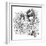 Doodled-Emily the Strange-Framed Photographic Print