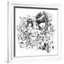 Doodled-Emily the Strange-Framed Photographic Print