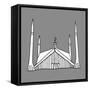 Doodles of Mosques-Romas Ph-Framed Stretched Canvas