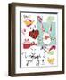 Doodlez-Leslie Wing-Framed Giclee Print