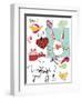 Doodlez-Leslie Wing-Framed Giclee Print