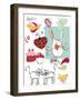 Doodlez-Leslie Wing-Framed Giclee Print