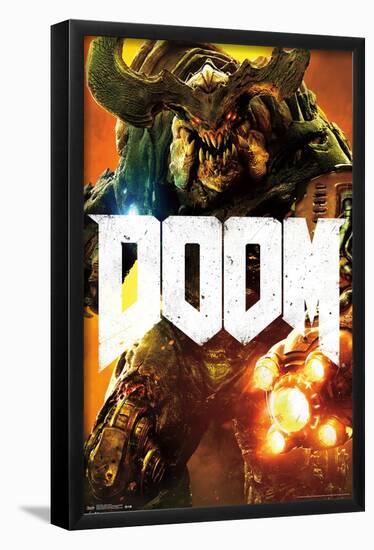 Doom - Cyber Demon-Trends International-Framed Poster