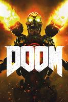 Doom- Key Art-null-Lamina Framed Poster