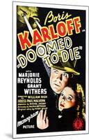 Doomed To Die - 1940-null-Mounted Giclee Print