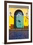 Door and Cobblestone, Old San Juan, Puerto Rico-George Oze-Framed Photographic Print