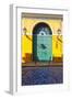 Door and Cobblestone, Old San Juan, Puerto Rico-George Oze-Framed Photographic Print