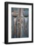 Door and Handle Detail, San Cristobal De Las Casas, Chiapas, Mexico-Brent Bergherm-Framed Photographic Print