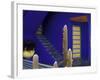 Door and Plants in Jardin Majorelle, Marrakech, Morocco-Darrell Gulin-Framed Photographic Print