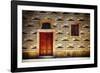 Door And Window In Prague Castle-George Oze-Framed Photographic Print