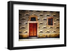 Door And Window In Prague Castle-George Oze-Framed Photographic Print